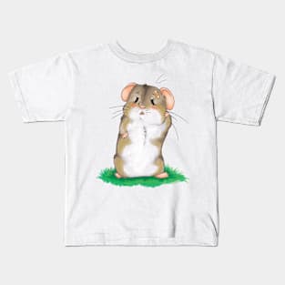 sad hamster Kids T-Shirt